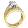 Thumbnail Image 2 of Previously Owned - 1 CT. T.W. Quad Square-Cut Diamond Bridal Set in 14K Gold