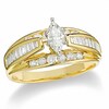 Thumbnail Image 1 of Previously Owned - 1 CT. T.W. Marquise Diamond Engagement Ring in 14K Gold