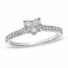 Thumbnail Image 0 of Previously Owned - 1/2 CT. T.W. Diamond Heart-Shaped Engagement Ring in 14K White Gold