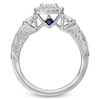 Previously Owned - Vera Wang Love Collection 1 CT. T.W. Diamond Frame Engagement Ring in 14K White Gold