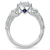 Thumbnail Image 2 of Previously Owned - Vera Wang Love Collection 1 CT. T.W. Diamond Frame Engagement Ring in 14K White Gold