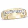 Thumbnail Image 1 of Previously Owned - 1/6 CT. T.W. Diamond Collar Wedding Band in 10K Gold