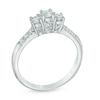 Thumbnail Image 1 of Previously Owned - 1/2 CT. T.W. Diamond Past Present Future® Ring in 14K White Gold