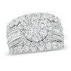 Thumbnail Image 0 of Previously Owned - 4 CT. T.W. Composite Diamond Frame Engagement Ring in 14K White Gold