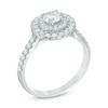 Thumbnail Image 1 of Previously Owned - 1 CT. T.W. Diamond Double Frame Engagement Ring in 14K White Gold