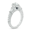Previously Owned - Vera Wang Love Collection 1-1/5 CT. T.W. Pear-Shaped Diamond Engagement Ring in 14K White Gold