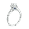 Thumbnail Image 1 of Previously Owned - Vera Wang Love Collection 1 CT. T.W. Marquise Diamond Frame Engagement Ring in 14K White Gold