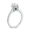 Thumbnail Image 1 of Previously Owned - Vera Wang Love Collection 1 CT. T.W. Marquise Diamond Frame Engagement Ring in 14K White Gold