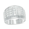 Thumbnail Image 0 of Previously Owned - Men's 2 CT. T.W. Diamond Multi-Row Ring in 10K White Gold