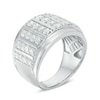 Thumbnail Image 1 of Previously Owned - Men's 2 CT. T.W. Diamond Multi-Row Ring in 10K White Gold