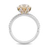 Thumbnail Image 2 of Previously Owned - Enchanted Disney Tiana 1-1/4 CT. T.W. Diamond Frame Engagement Ring in 14K Two-Tone Gold