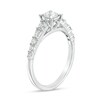 Thumbnail Image 2 of Previously Owned - 3/4 CT. T.W. Diamond Alternating Engagement Ring in 14K White Gold