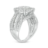 Thumbnail Image 2 of Previously Owned - 2 CT. T.W. Composite Diamond Frame Multi-Row Engagement Ring in 10K White Gold
