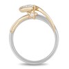 Thumbnail Image 3 of Previously Owned - Enchanted Disney Villains Hook 1/2 CT. T.W. Diamond Solitaire Engagement Ring in 14K Two-Tone Gold