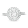 Thumbnail Image 3 of Previously Owned - 1 CT. T.W. Diamond Frame Engagement Ring in 14K White Gold