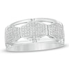 Thumbnail Image 1 of Previously Owned - 3/8 CT. T.W. Composite Diamond Open Shank Ring in 10K White Gold