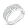 Thumbnail Image 3 of Previously Owned - 3/8 CT. T.W. Composite Diamond Open Shank Ring in 10K White Gold