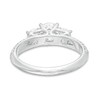 Thumbnail Image 4 of Previously Owned - 1-1/2 CT. T.W. Lab-Grown Diamond Past Present Future® Engagement Ring in 14K White Gold (G/SI2)