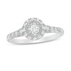 Thumbnail Image 0 of Previously Owned - 1/4 CT. T.W. Diamond Frame Promise Ring in 10K White Gold