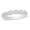 Previously Owned - Vera Wang Love Collection 1/4 CT. T.W. Diamond Braided Band in 14K White Gold