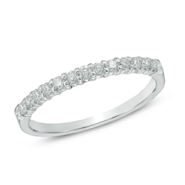 Previously Owned - 1/4 CT. T.W.  Diamond Band in 14K White Gold (I/SI2)