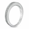 Thumbnail Image 2 of Previously Owned - Vera Wang Love Collection 1/5 CT. T.W. Diamond Milgrain Wedding Band in 14K White Gold
