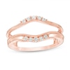 Thumbnail Image 1 of Previously Owned - 1/5 CT. T.W. Diamond Contour Vintage-Style Solitaire Enhancer in 14K Rose Gold