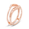 Thumbnail Image 2 of Previously Owned - 1/5 CT. T.W. Diamond Contour Vintage-Style Solitaire Enhancer in 14K Rose Gold