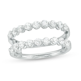 Previously Owned - 1 CT. T.W. Diamond Solitaire Enhancer in 14K White Gold