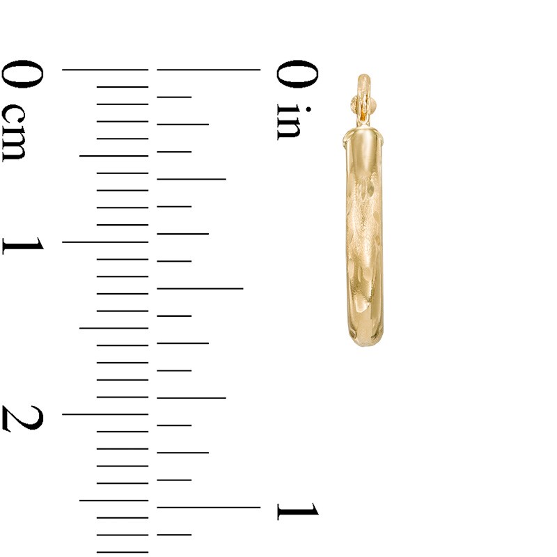 Main Image 2 of Previously Owned - 15mm Hoop Earrings in 14K Gold