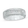 Thumbnail Image 1 of Previously Owned - Vera Wang Men's 1 CT. T.W. Diamond Nine Stone Wedding Band in 14K White Gold
