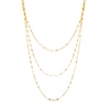 Thumbnail Image 1 of Previously Owned - Made in Italy Triple-Strand Necklace in 14K Gold - 20"