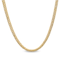 Previously Owned - Made in Italy Men's 3.0mm Diamond-Cut Cuban Curb Chain Necklace in 10K Two-Tone Gold - 20"