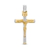 Thumbnail Image 1 of Previously Owned - Made in Italy Crucifix Necklace Charm in 10K Two-Tone Gold