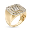 Zales Men's Composite Diamond Signet Ring