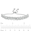 Thumbnail Image 1 of Previously Owned - 1/2 CT. T.W. Diamond Wave Bolo Bracelet in Sterling Silver - 9.5"