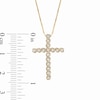 Thumbnail Image 3 of Previously Owned - 1/4 CT. T.W. Diamond Cross Pendant in 10K Gold