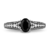 Thumbnail Image 3 of Previously Owned - Enchanted Disney Villains Maleficent 1 CT. T.W. Enhanced Black and White Diamond Engagement Ring