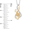 Thumbnail Image 1 of Previously Owned - Collector's Edition Enchanted Disney Beauty and the Beast 30th Anniversary Diamond Pendant