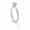 Thumbnail Image 2 of Previously Owned - 1/2 CT. Square-Cut Diamond Solitaire Engagement Ring in 18K White Gold - Signature Collection