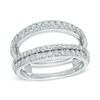 Thumbnail Image 1 of Previously Owned - 1 CT. T.W. Diamond Double Row Solitaire Enhancer in 14K White Gold (I/I1)