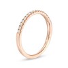 Thumbnail Image 2 of Previously Owned - 1/5 CT. T.W. Diamond Band in 10K Rose Gold