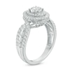 Thumbnail Image 1 of Previously Owned - 1-1/4 CT. T.W. Diamond Double Frame Engagement Ring in 14K White Gold