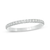 Thumbnail Image 1 of Previously Owned - 1/4 CT. T.W. Diamond Wedding Band in 10K White Gold