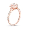 Thumbnail Image 2 of Previously Owned - 1 CT. T.W. Diamond Hexagon Frame Engagement Ring in 14K Rose Gold