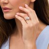 Thumbnail Image 2 of Previously Owned - 1 CT. T.W. Princess-Cut Diamond Cushion Frame Split Shank Engagement Ring in 14K White Gold