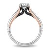 Thumbnail Image 3 of Previously Owned - Enchanted Disney Villains Maleficent 1 CT. T.W. Enhanced Black and White Diamond Engagement Ring