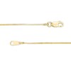 Thumbnail Image 2 of Previously Owned - Made in Italy 0.7mm Box Chain Necklace in 10K Gold - 18&quot;