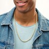 Thumbnail Image 2 of Previously Owned - Men's 035 Gauge Rope Chain Necklace in Hollow 10K Gold - 26"