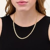 Thumbnail Image 2 of Previously Owned - Made in Italy 4.5mm Cuban Curb Chain Necklace in Hollow 10K Gold - 22&quot;